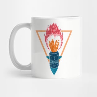 Rocket Brush Mug